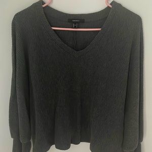 Forever 21 gray knit sweater